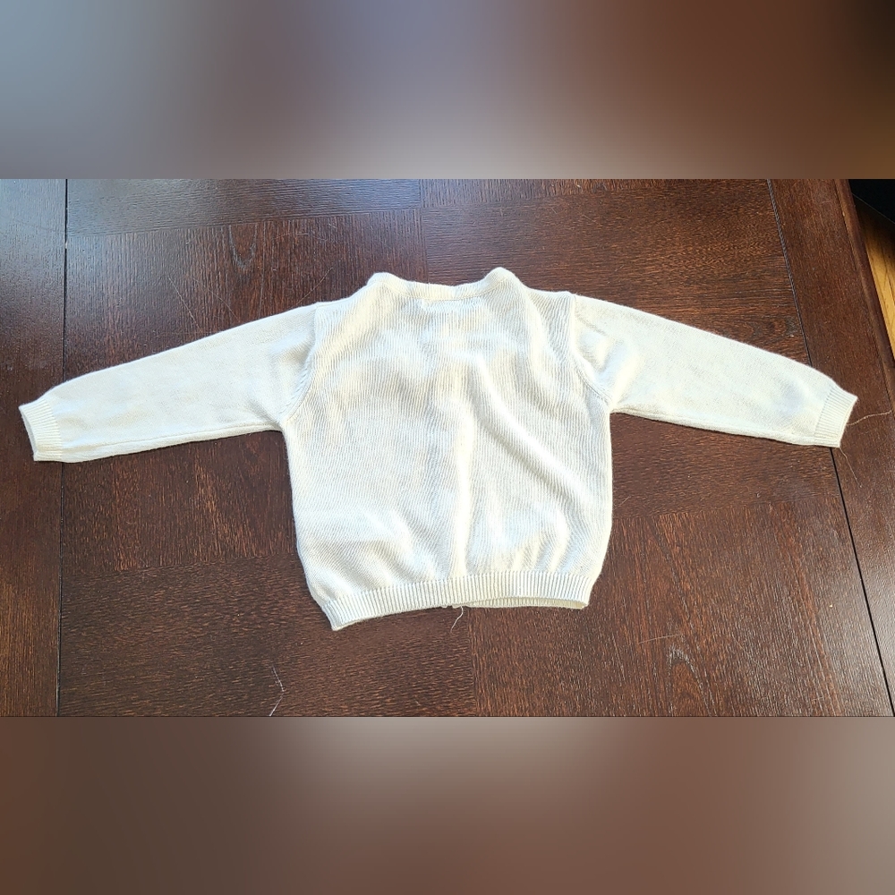 Primark Infant girl off white long sleeve sweater Size 3-6 M